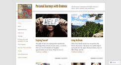 Desktop Screenshot of personaljourneyswithgramma.com